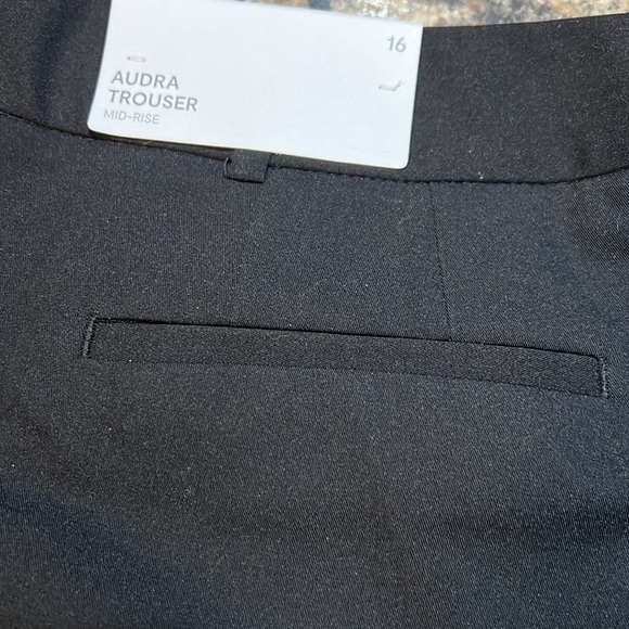 Black midrise, Liz Claiborne Audra trouser - Picture 6 of 6